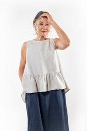 Eva's Sunday Mao Trapeze top