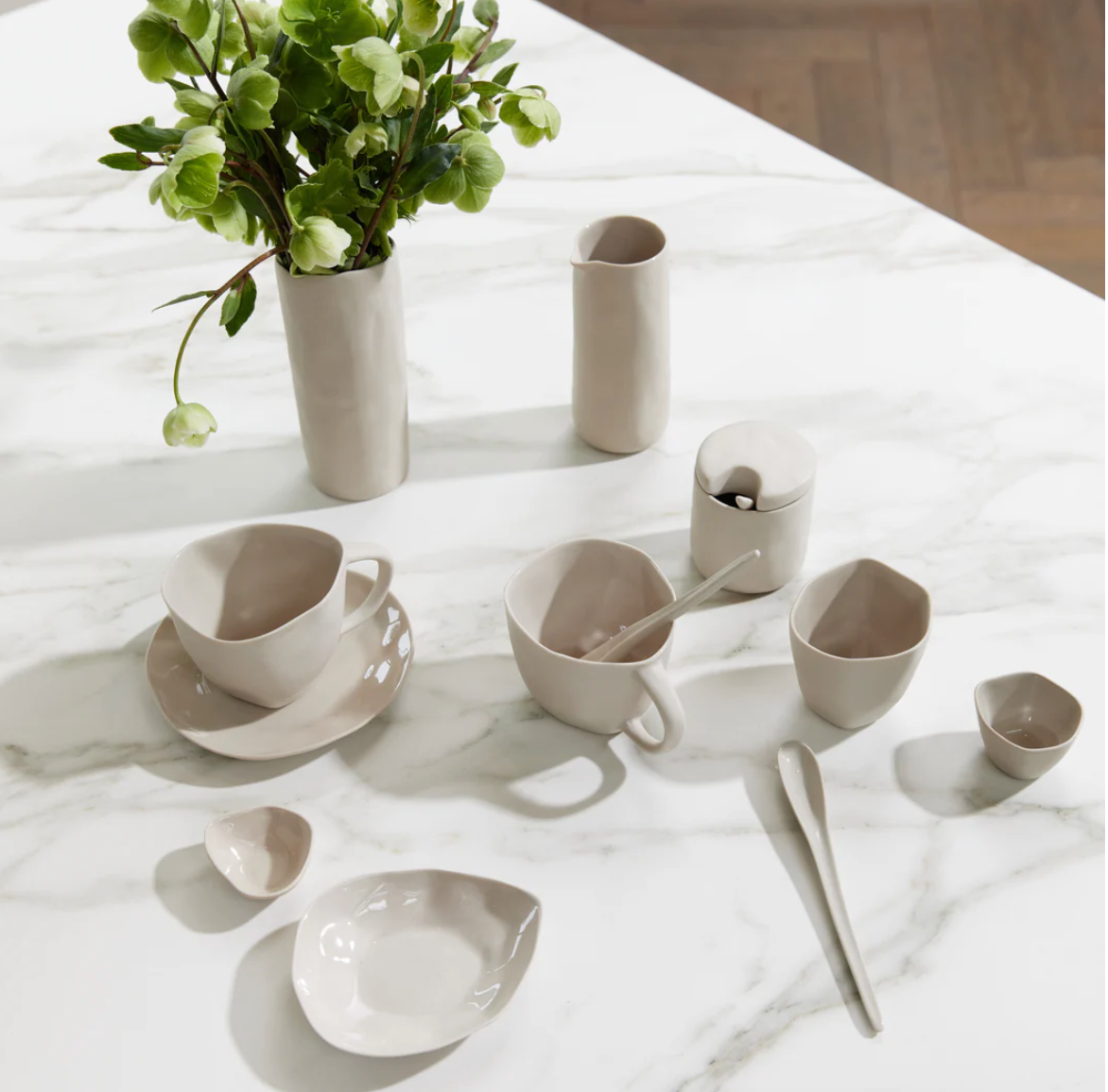 Ned Collections - Haan Sugar Pot - Bone