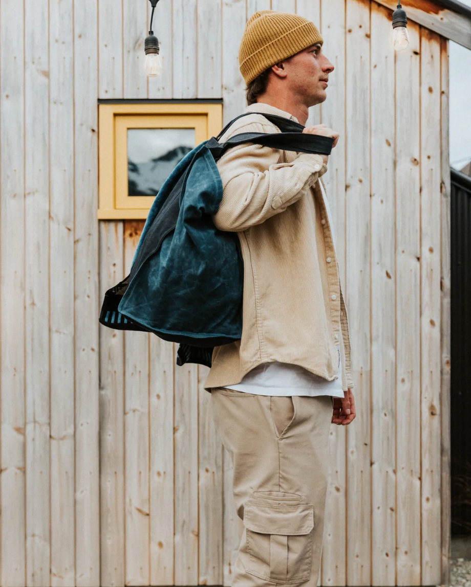 Pony Rider Market Canvas tote - Blue