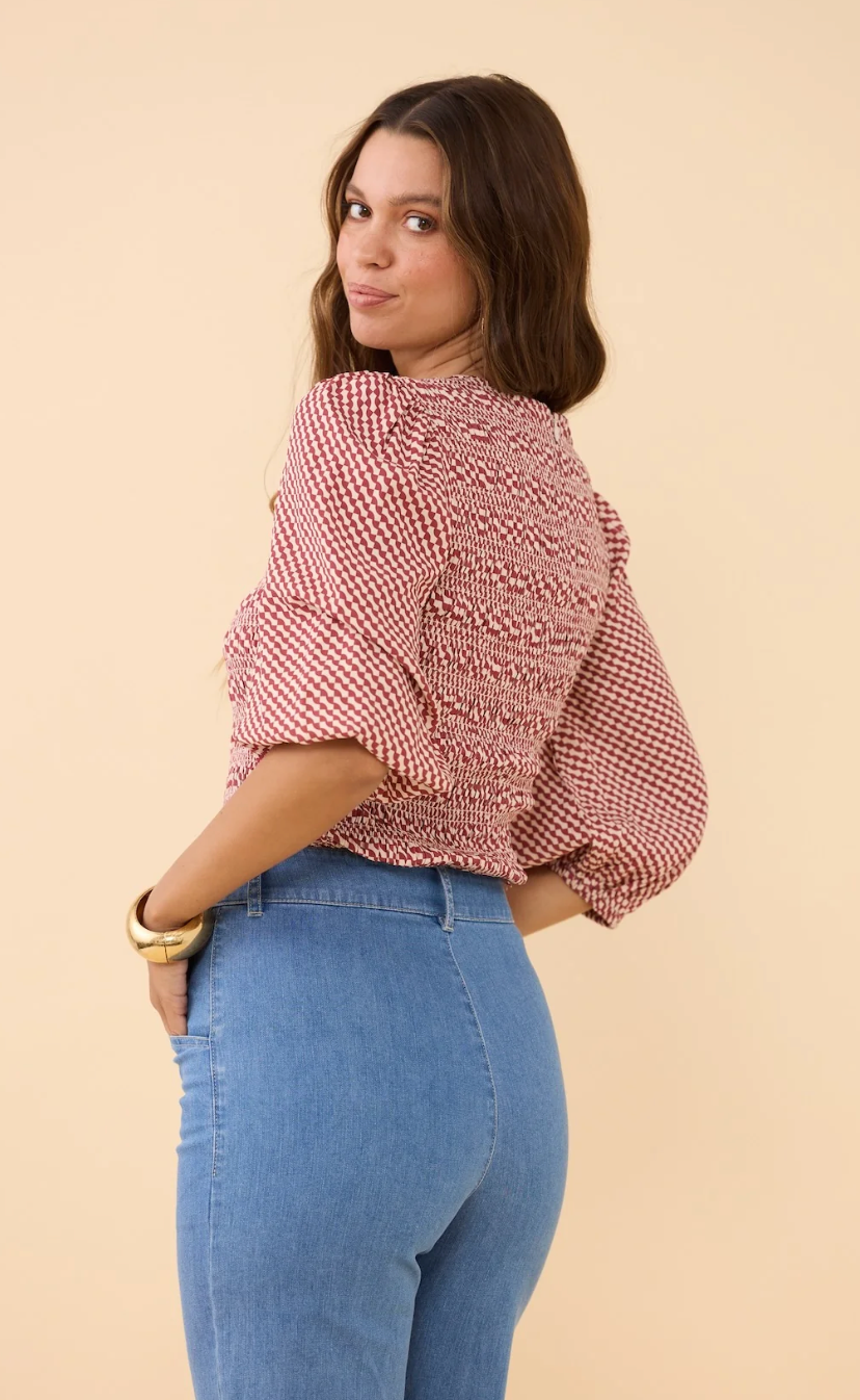 Frock Me Out Shirr Thing Top