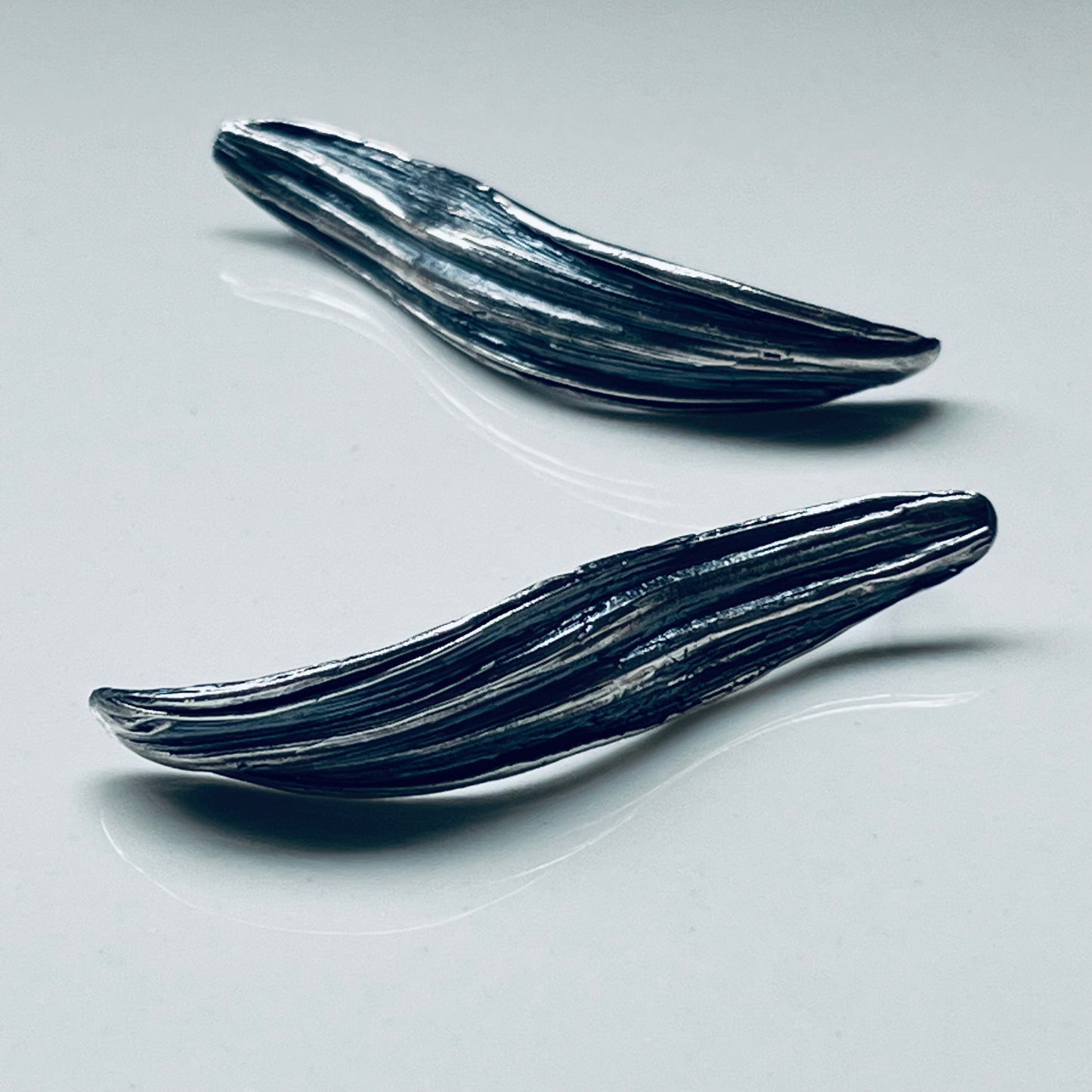 Little Mountain Cascading Sterling silver earrings E0102