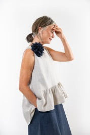 Eva's Sunday Mao Trapeze top