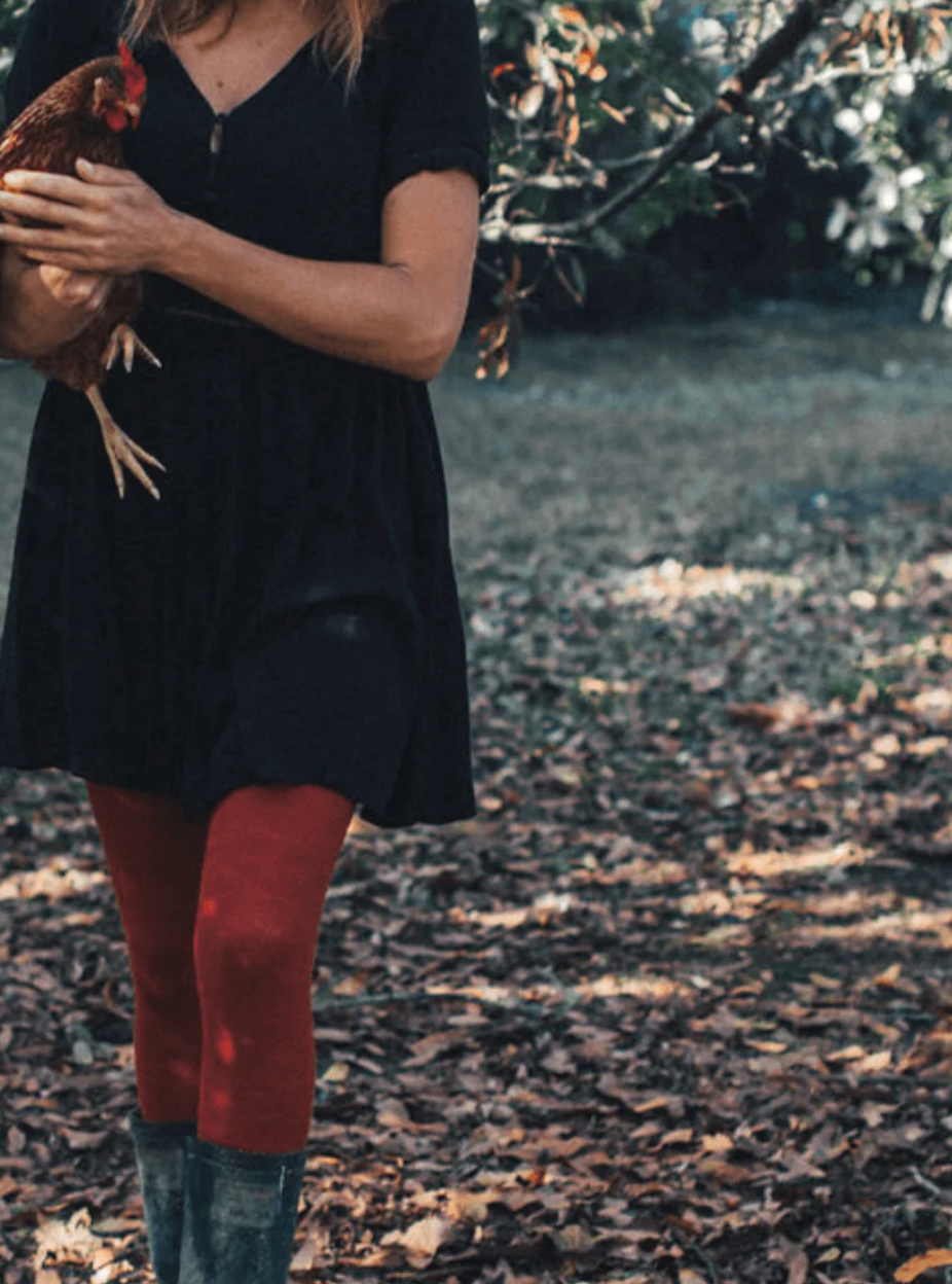 Lamington - Merino Plain Tights