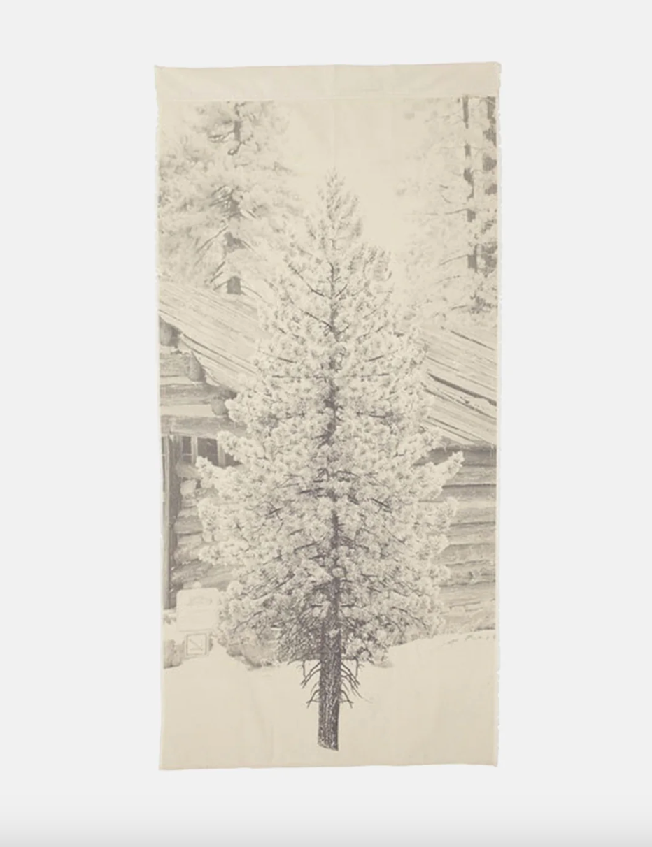 Pony Rider Festive Tree Wall Banner