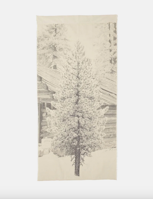 Pony Rider Festive Tree Wall Banner