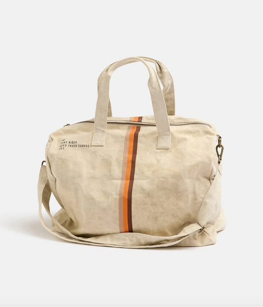 Pony Rider Escapee Overnight bag - Earth Stripe