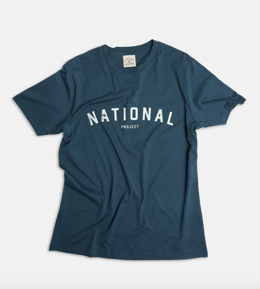 Pony Rider National Project Tee Petrol Blue
