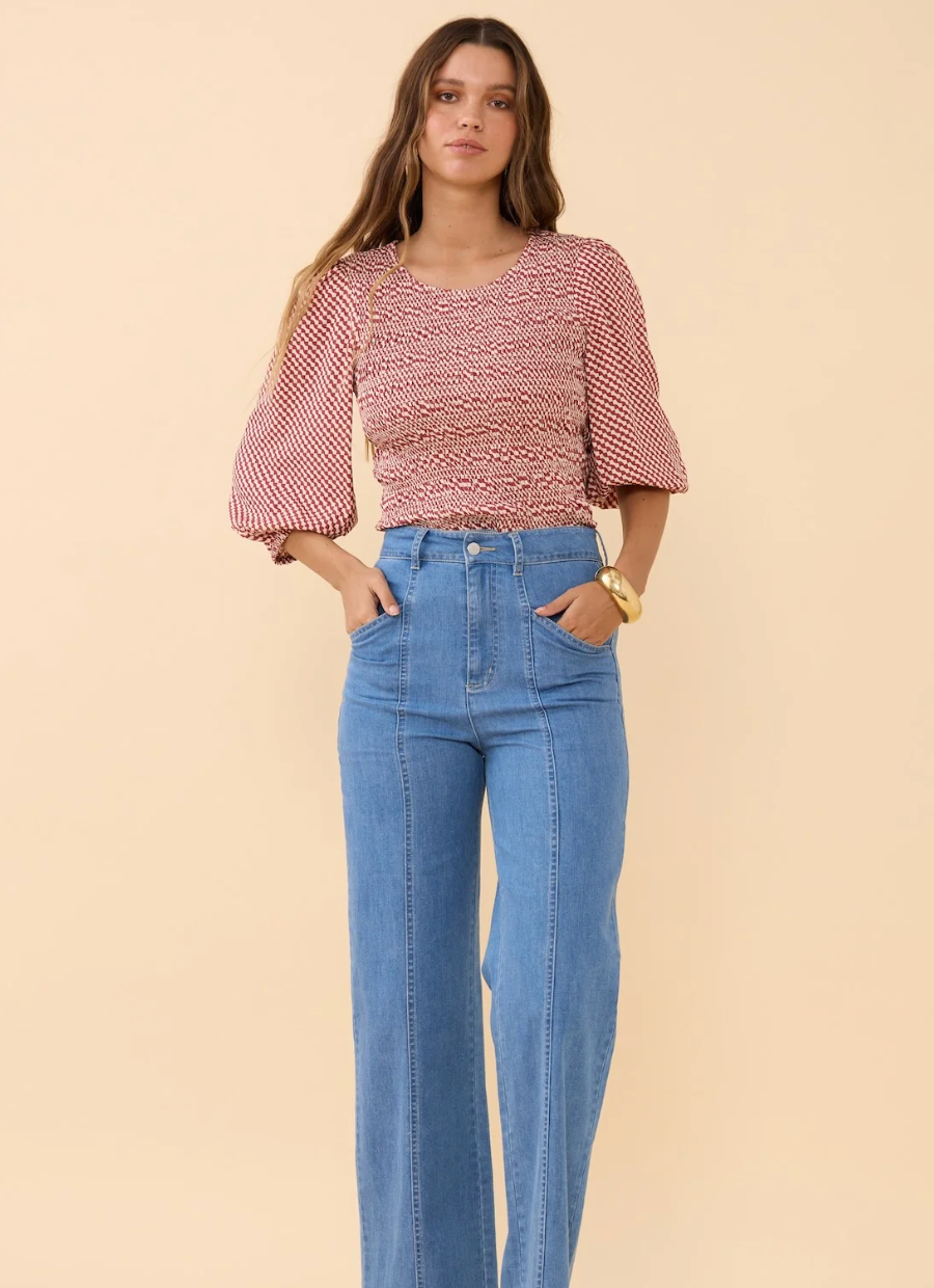 Frock Me Out Shirr Thing Top