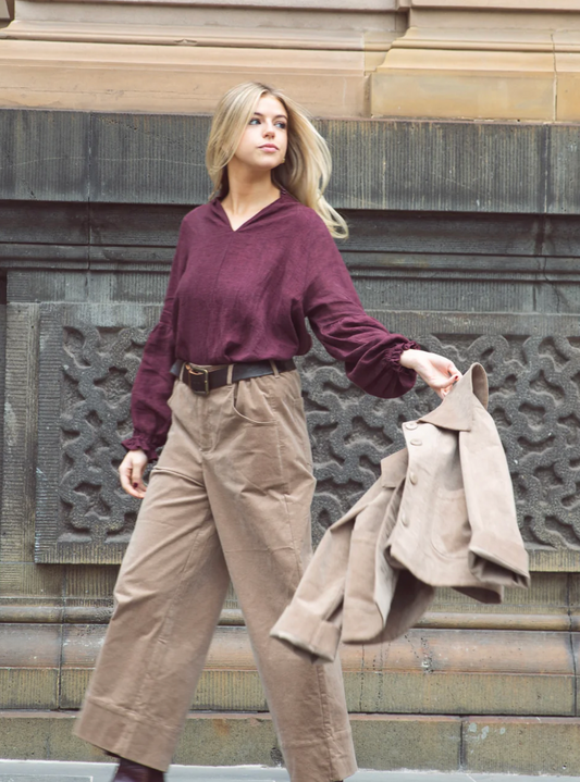 Eva's Sunday Leonie top Merlot